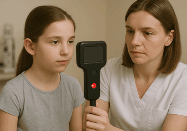 Дівчинка з мамою займається в дома