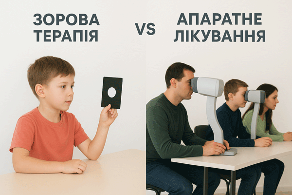 Зорова тарапія та апаратне лікування