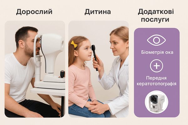 обстеження в клініці